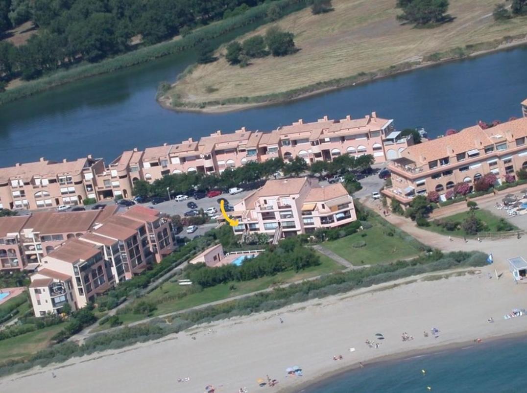 Appartement Entre La Lagune Et La Mer Avec Piscine, Direct Plage, Vue Partielle Mer Saint-Cyprien  Zewnętrze zdjęcie