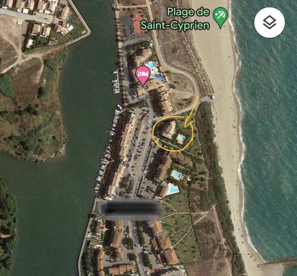Appartement Entre La Lagune Et La Mer Avec Piscine, Direct Plage, Vue Partielle Mer Saint-Cyprien  Zewnętrze zdjęcie