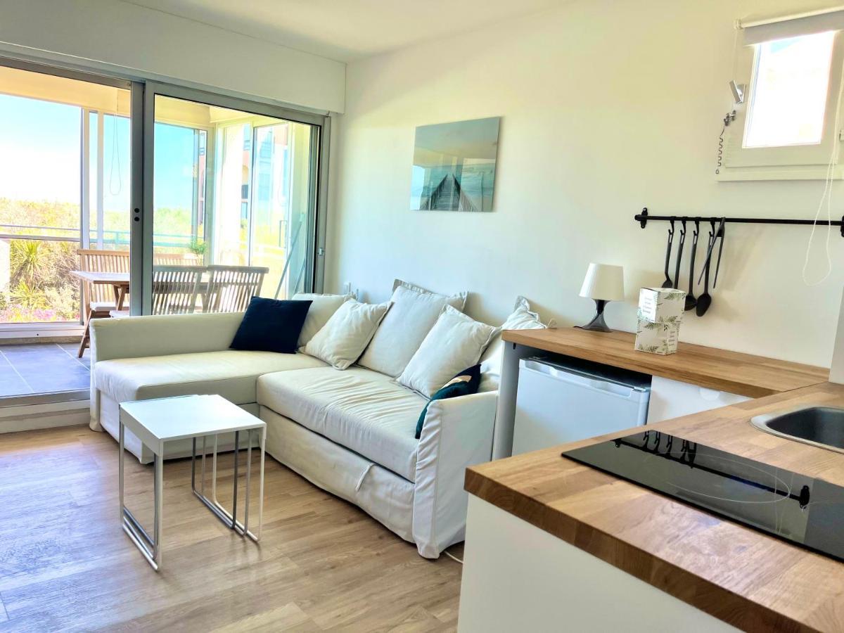 Appartement Entre La Lagune Et La Mer Avec Piscine, Direct Plage, Vue Partielle Mer Saint-Cyprien  Zewnętrze zdjęcie