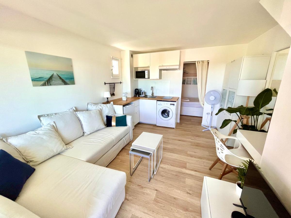 Appartement Entre La Lagune Et La Mer Avec Piscine, Direct Plage, Vue Partielle Mer Saint-Cyprien  Zewnętrze zdjęcie