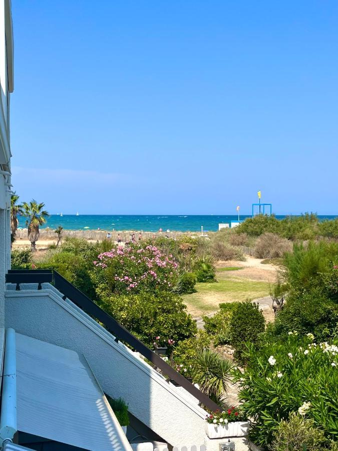 Appartement Entre La Lagune Et La Mer Avec Piscine, Direct Plage, Vue Partielle Mer Saint-Cyprien  Zewnętrze zdjęcie