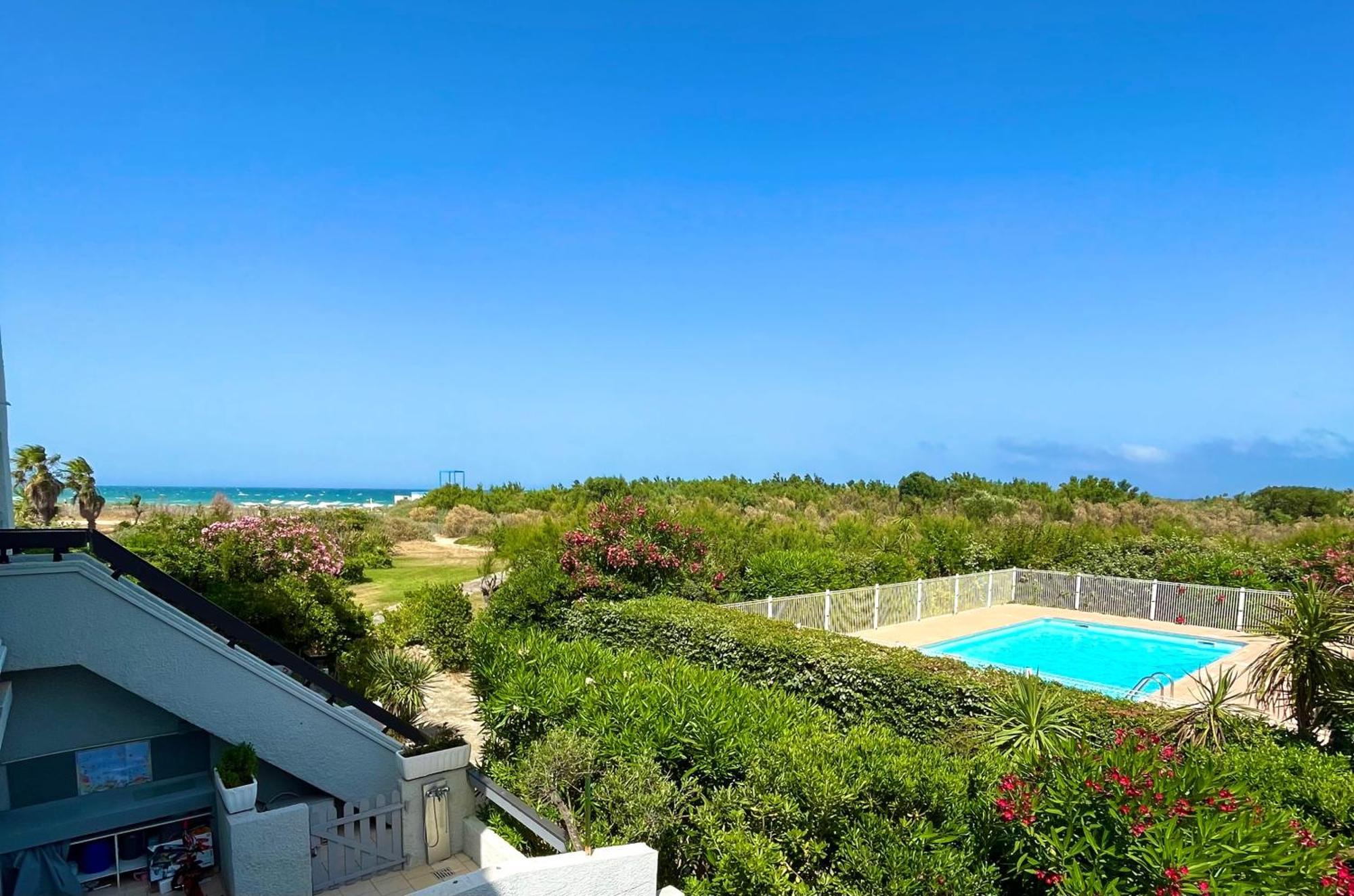 Appartement Entre La Lagune Et La Mer Avec Piscine, Direct Plage, Vue Partielle Mer Saint-Cyprien  Zewnętrze zdjęcie